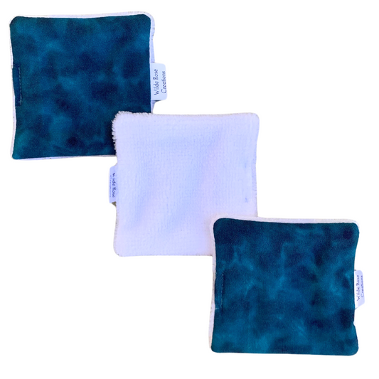 Dark Teal Makeup Wipes - 3pk