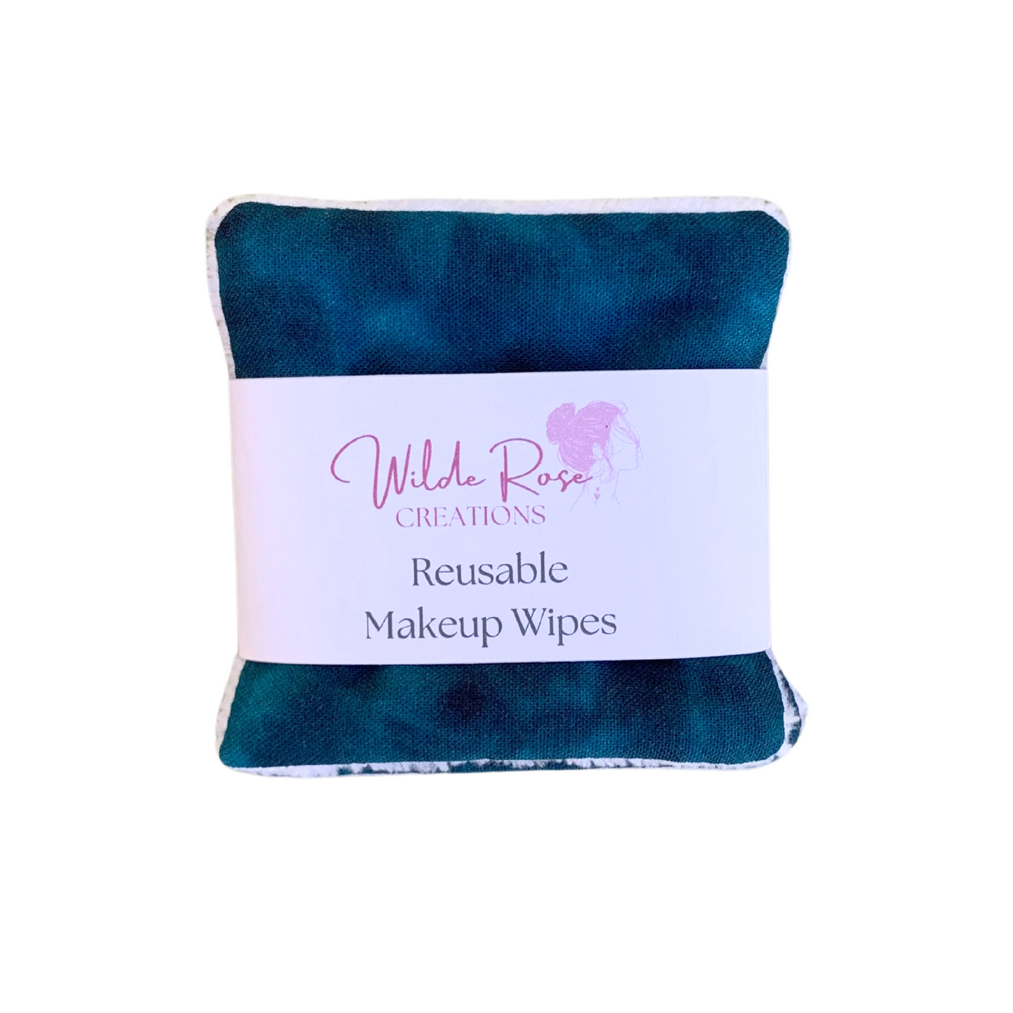 Dark Teal Makeup Wipes - 3pk