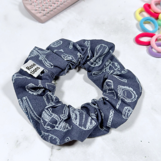 Denim Blue Tools Regular Scrunchie