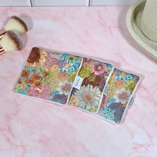 Earthy Floral Makeup Wipes 3pk