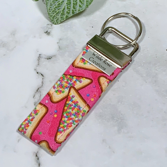 Fairy Bread Fabric Keyring