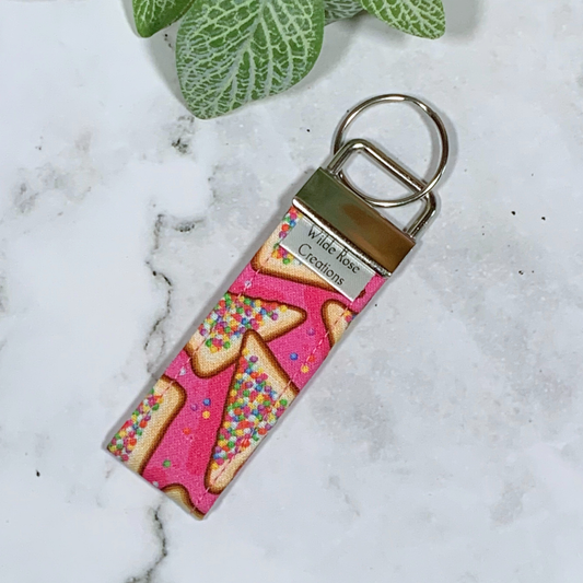 Fairy Bread Fabric Keyring