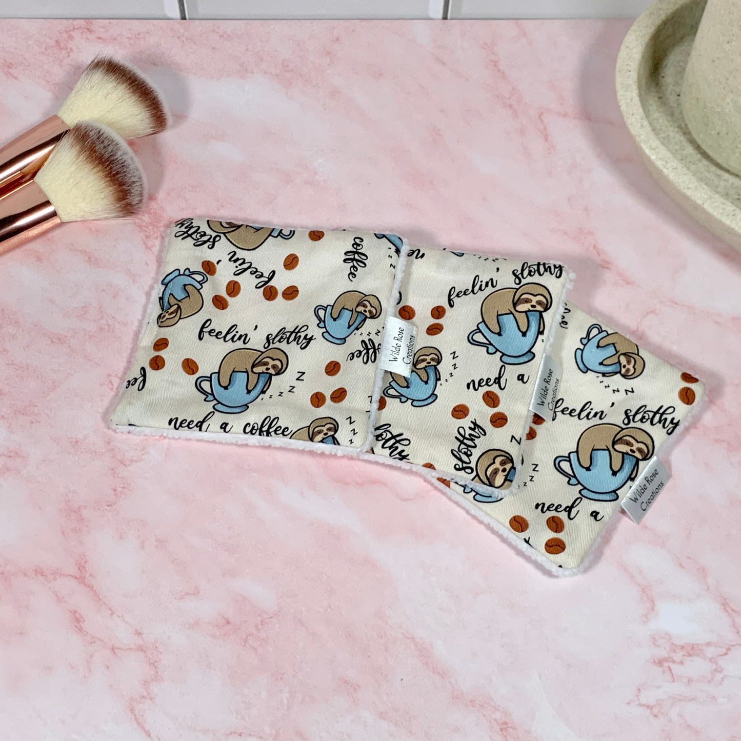 Feelin' Slothy Makeup Wipes 3pk