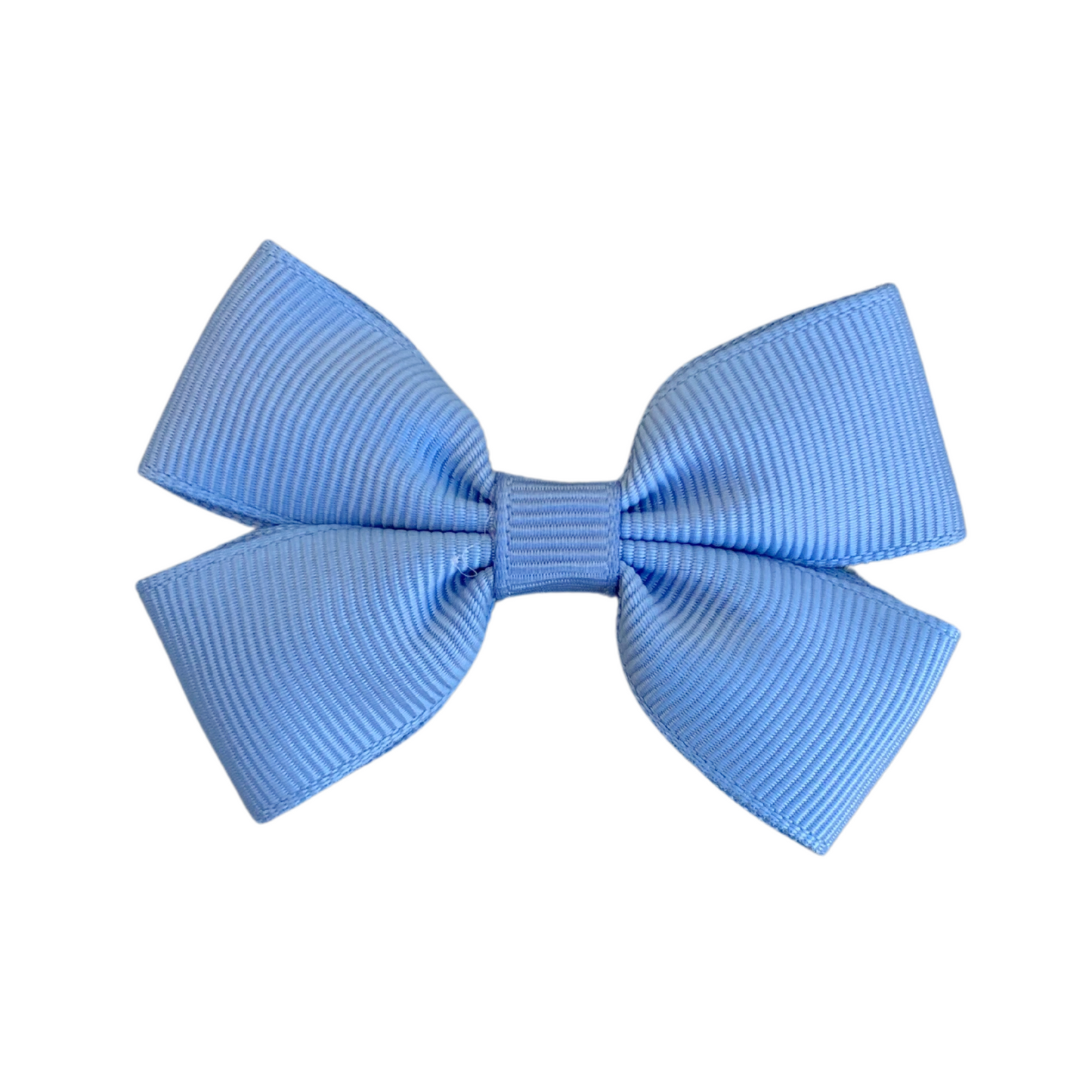 French Blue Double Bow Hair Clip