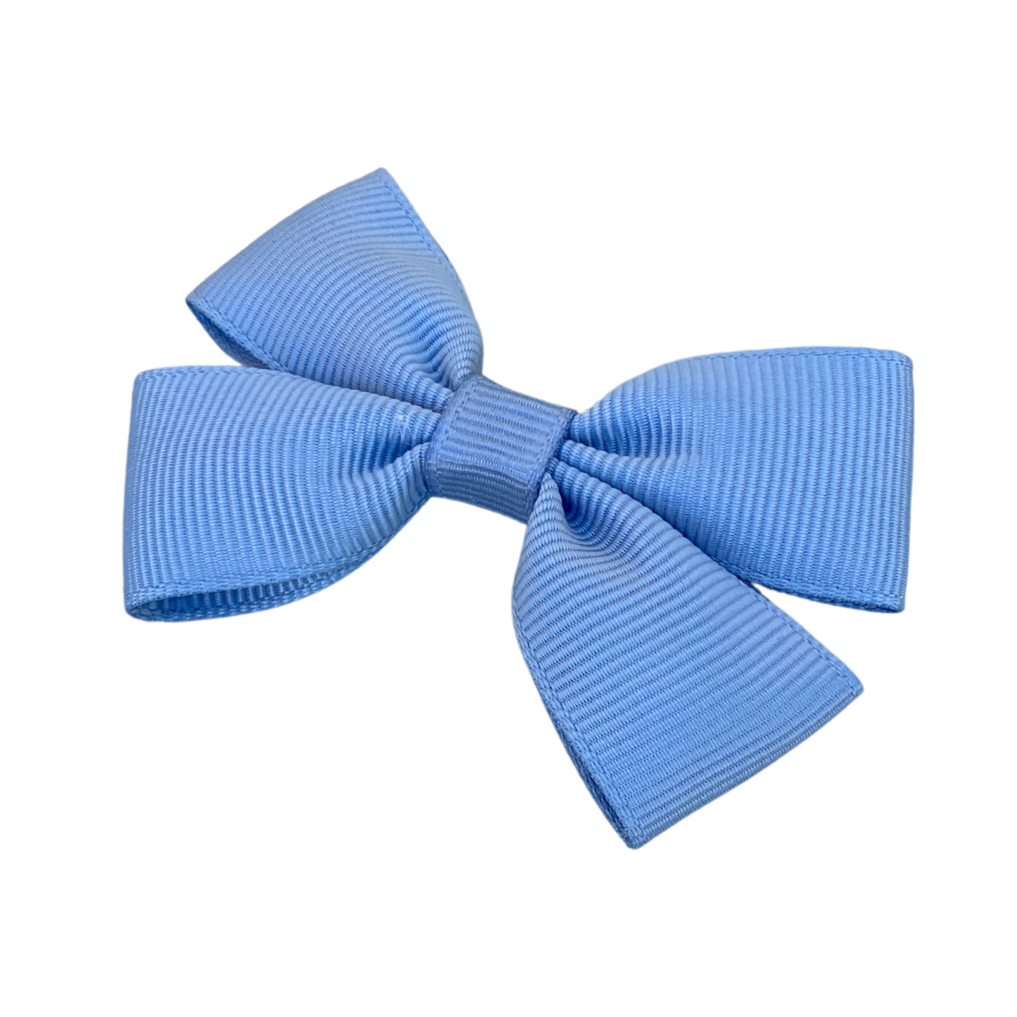 French Blue Double Bow Hair Clip