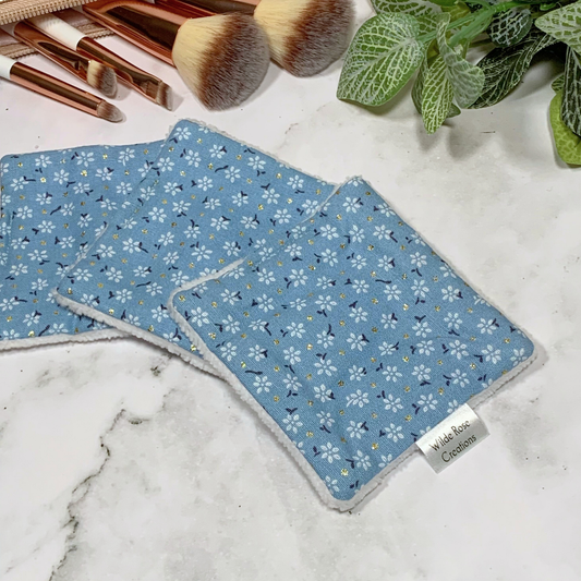 French Blue Flora Makeup Wipes 3pk