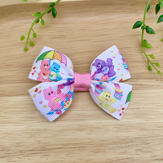 Fun Bears Double Bow Hair Clip