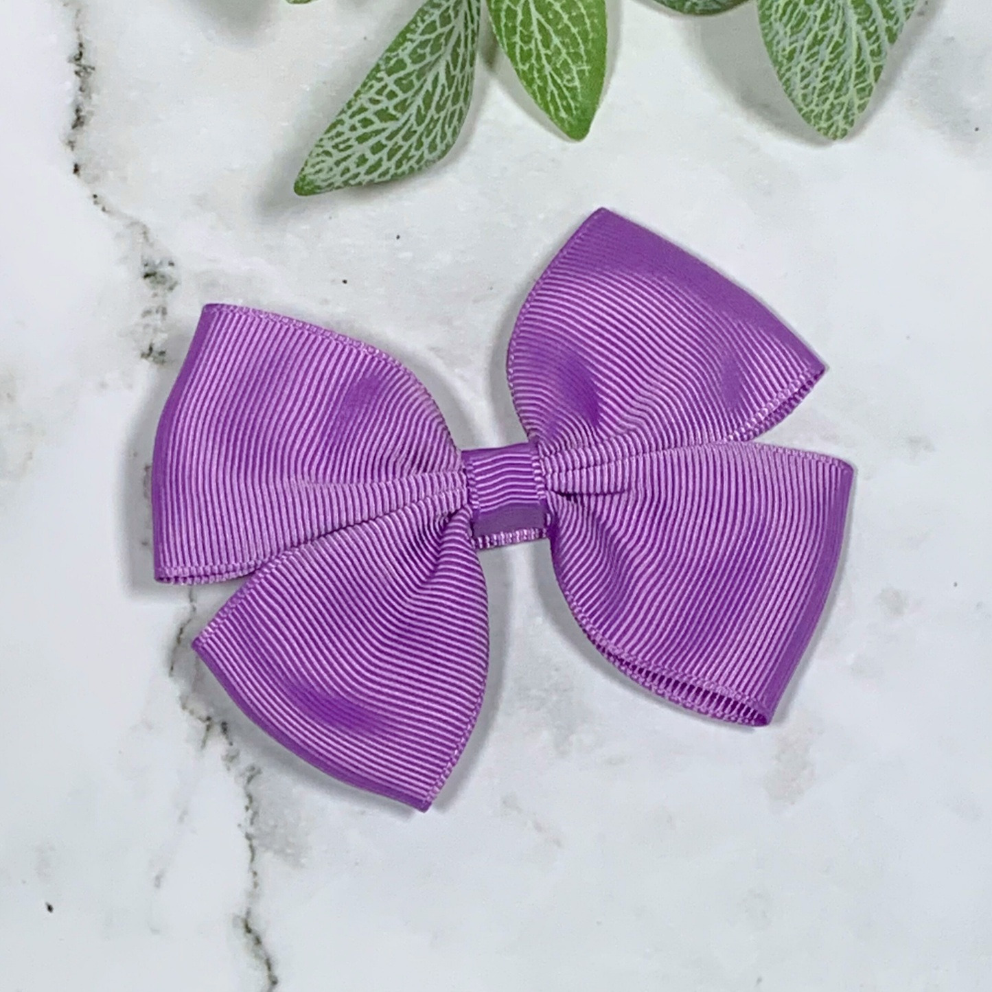 Grape Medium Bow Hair Clip