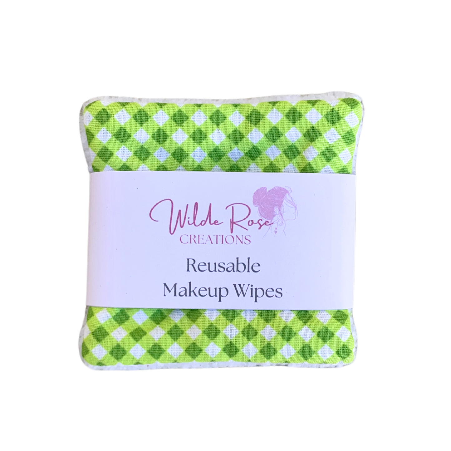 Green Check Makeup Wipes - 3pk