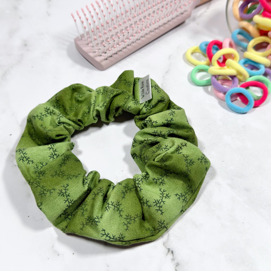 Green Regular Scrunchie