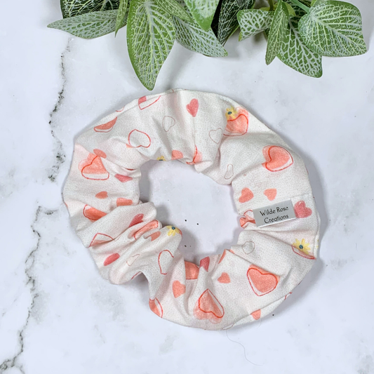 Hearts Regular Scrunchie
