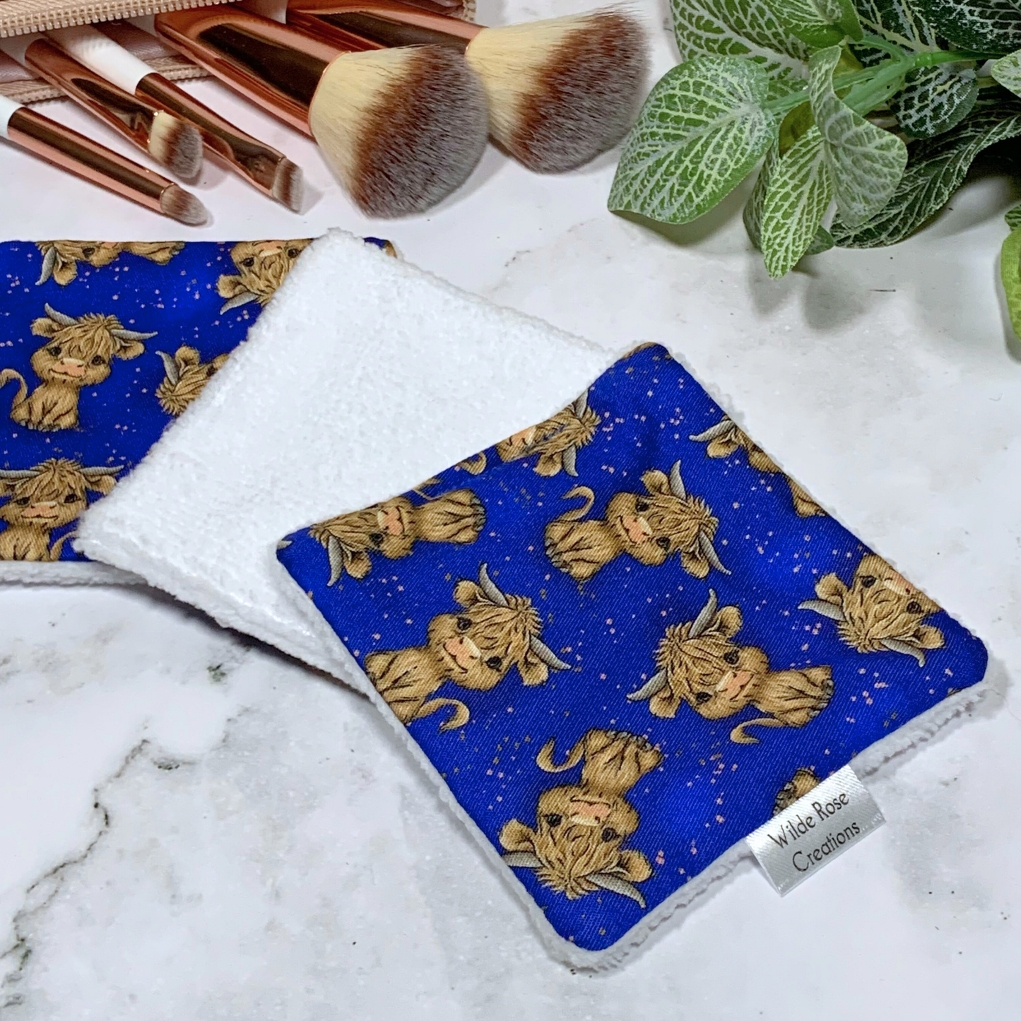 Highland Cow Makeup Wipes 3pk