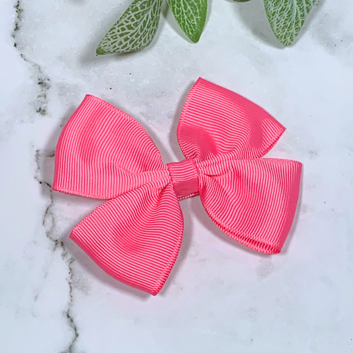 Hot Pink Medium Bow Hair Clip