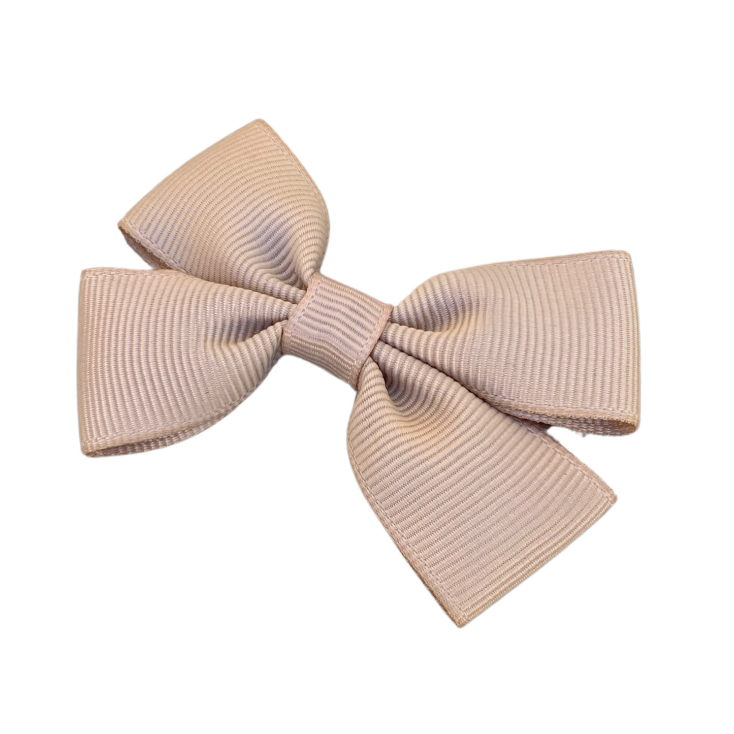 Latte Double Bow Hair Clip