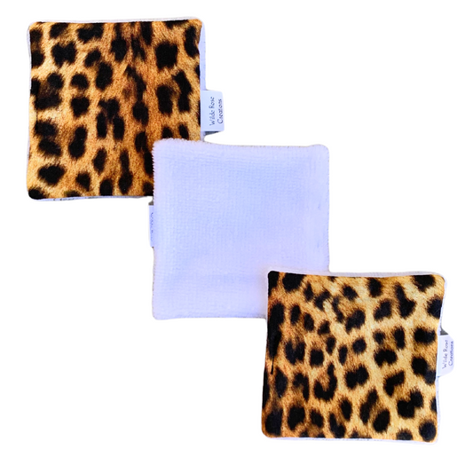 Leopard Print Makeup Wipes - 3pk