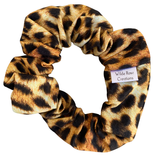 Leopard Print Scrunchie