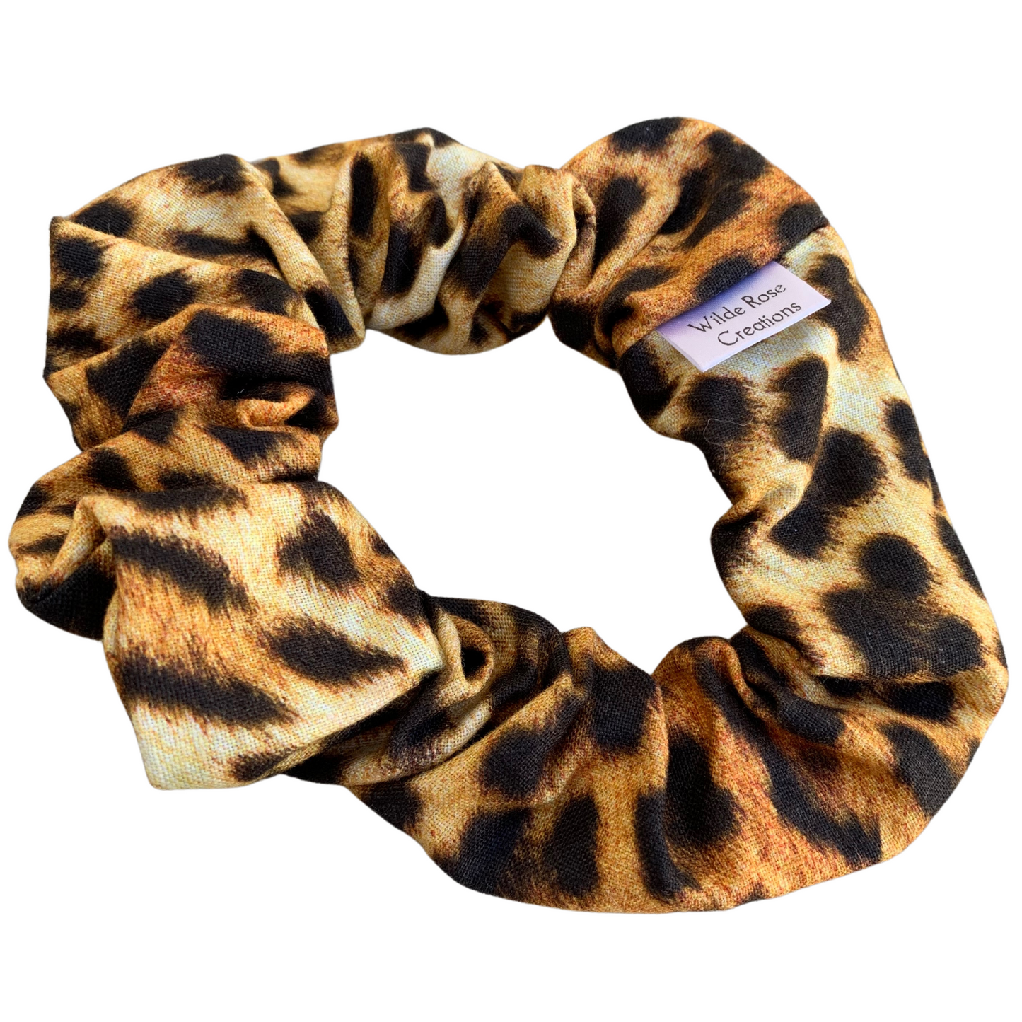 Leopard Print Scrunchie