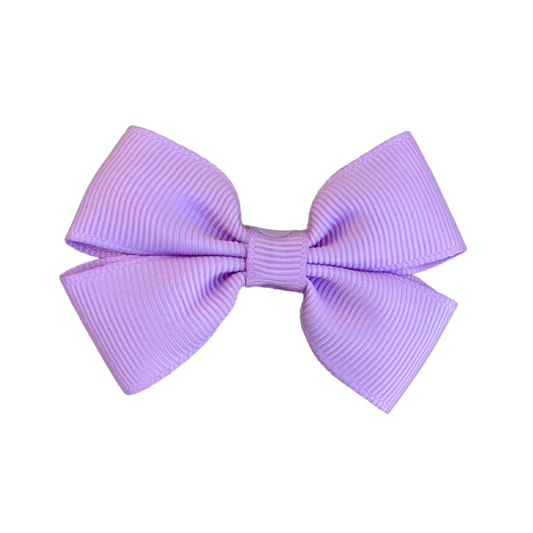 Light Orchid Double Bow Hair Clip