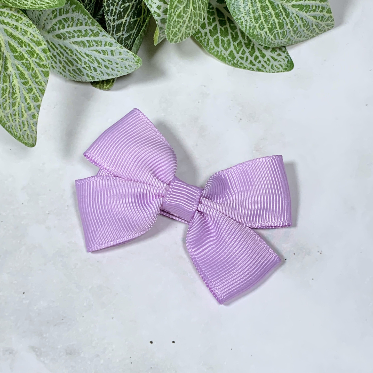 Light Orchid Small Bow Hair Clip