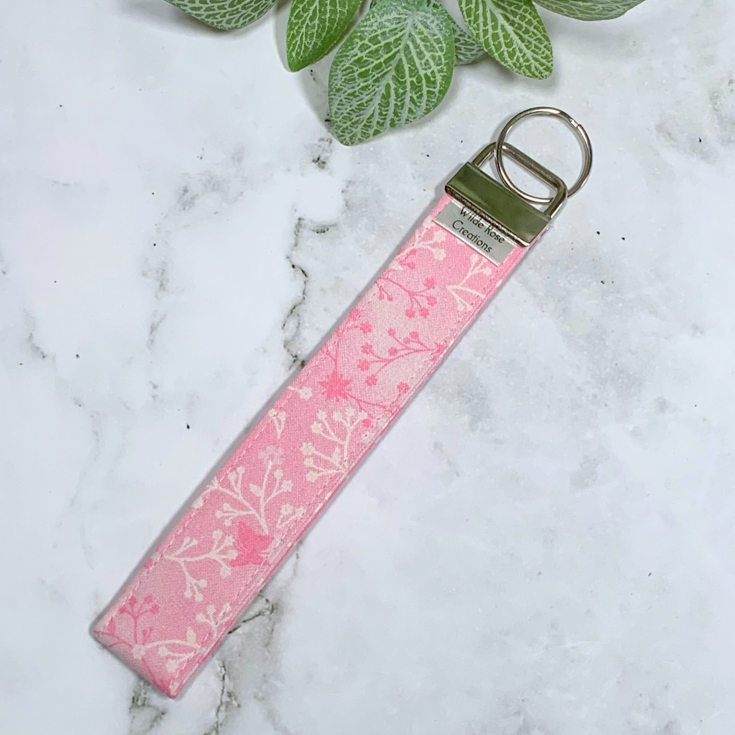 Light Pink Flutter Wristlet