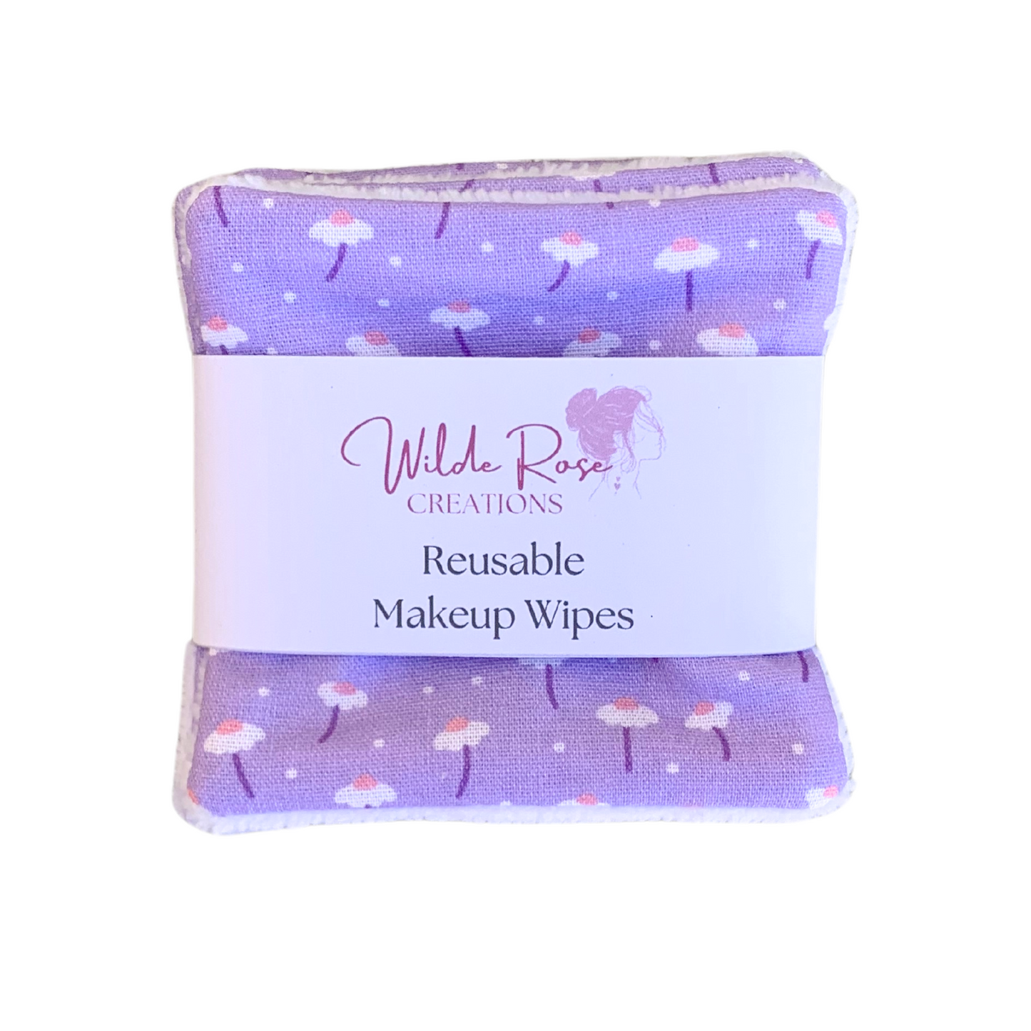 Lilac Daisy Makeup Wipes - 3pk