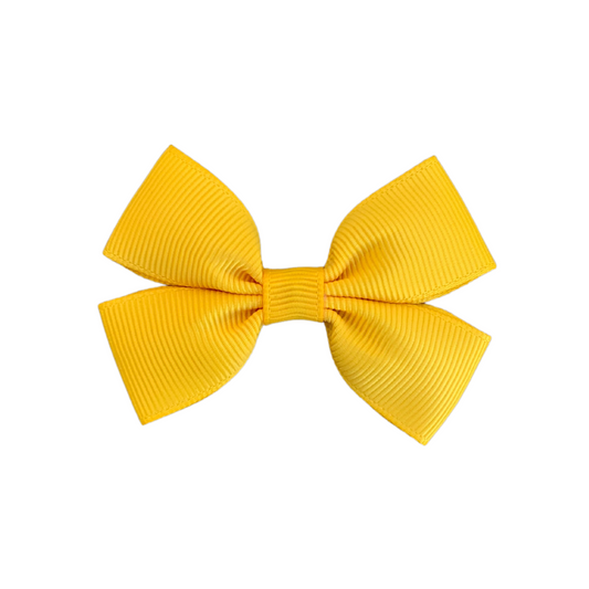 Maize Double Bow Hair Clip