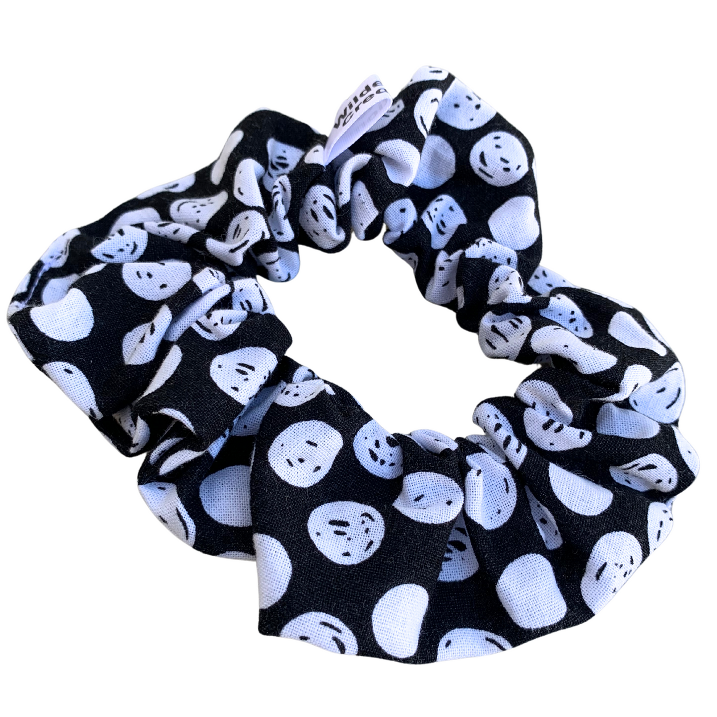 Monochrome Spots Scrunchie