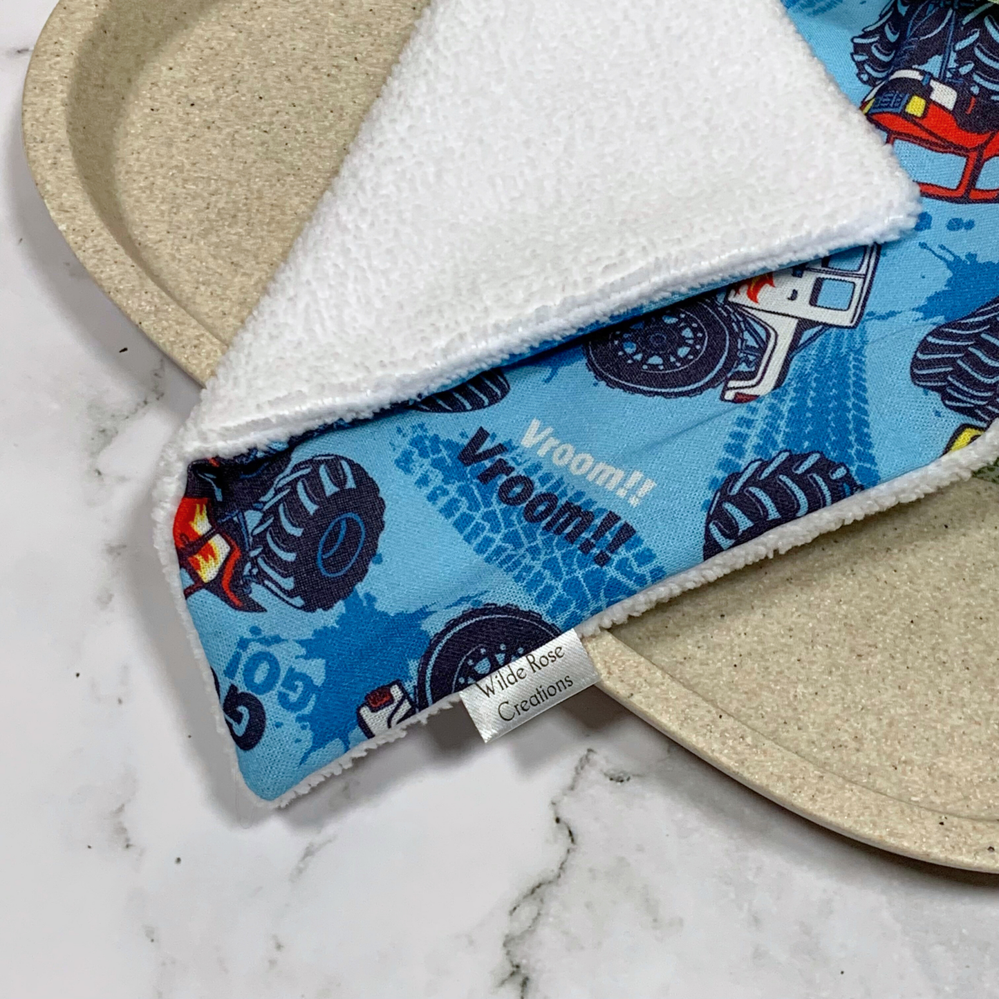 Monster Trucks Face Washer