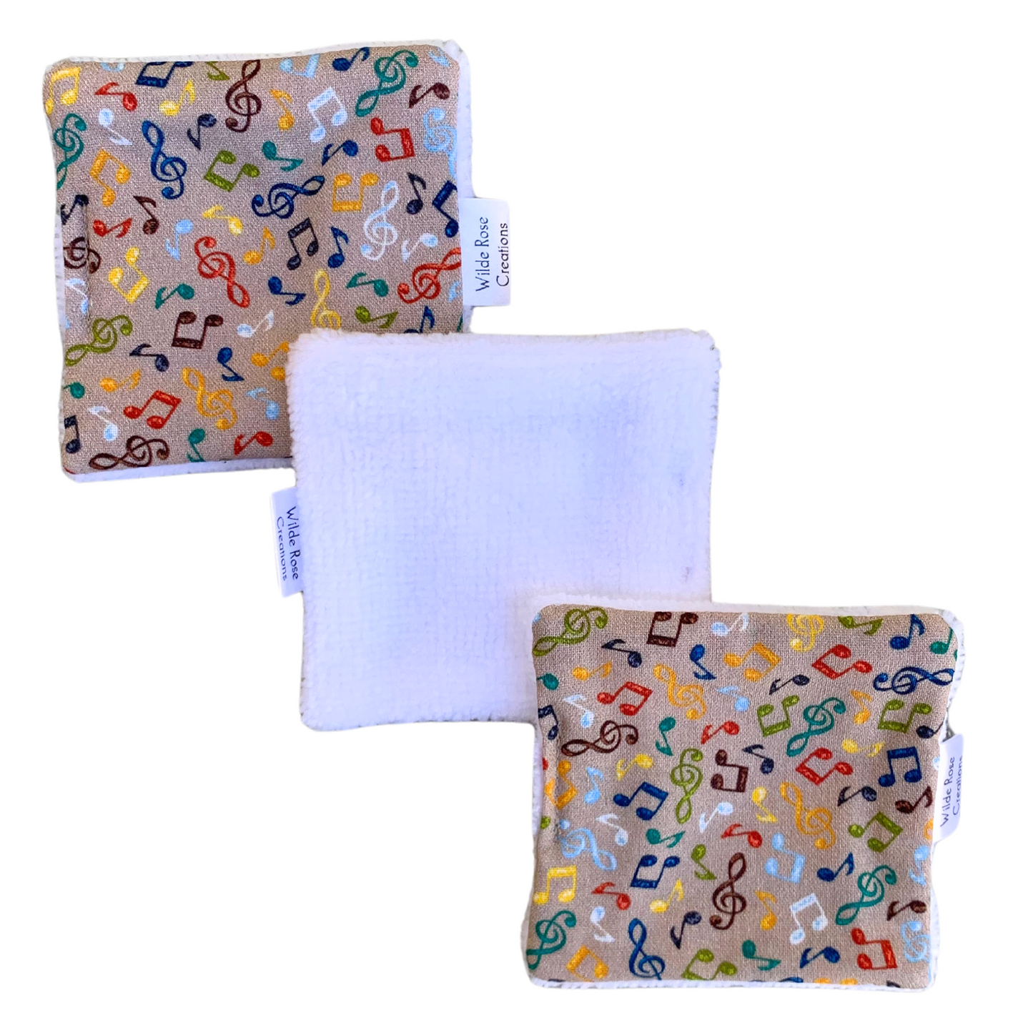 Music Notes Makeup Wipes - 3pk