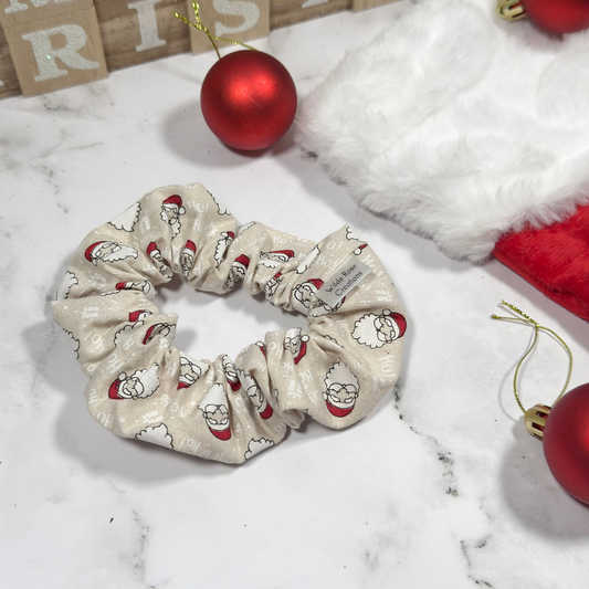 Natural Santa Regular Scrunchie