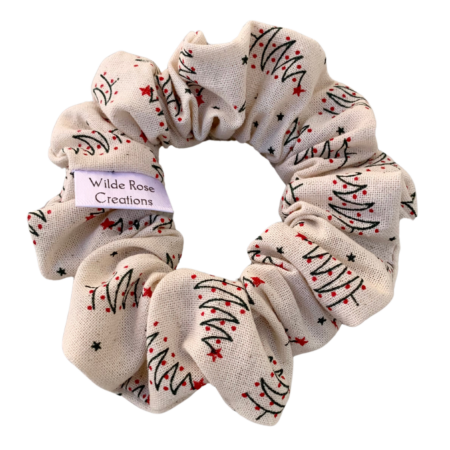 Natural Christmas Trees Petite Scrunchie