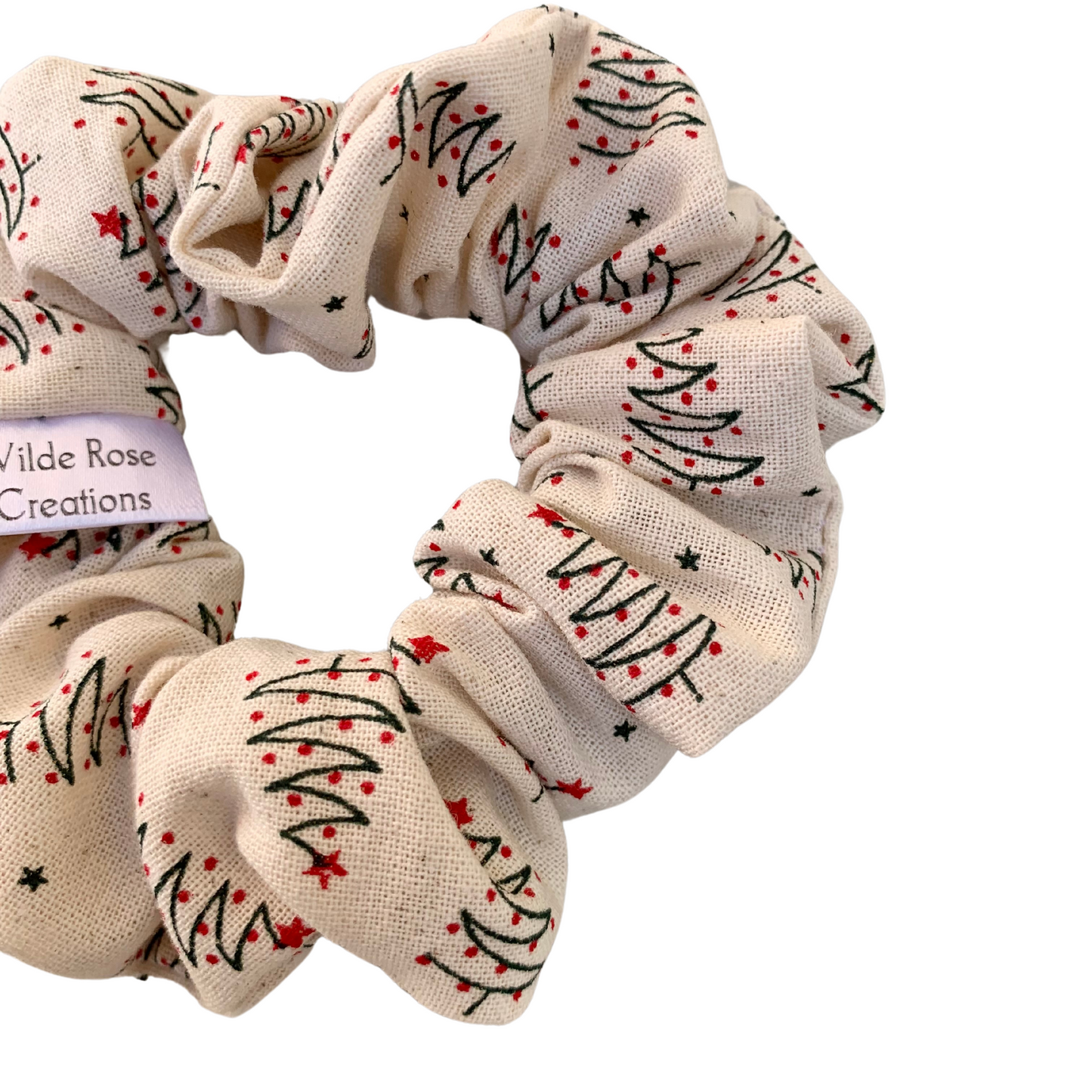 Natural Christmas Trees Petite Scrunchie