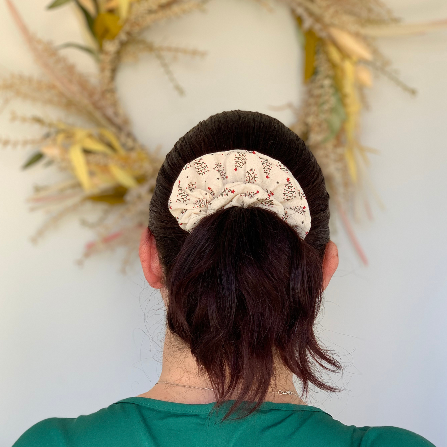 Natural Christmas Trees Regular Scrunchie