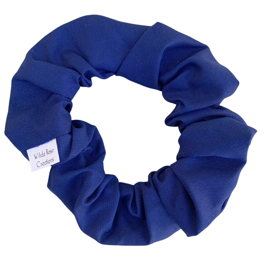 Navy Scrunchie