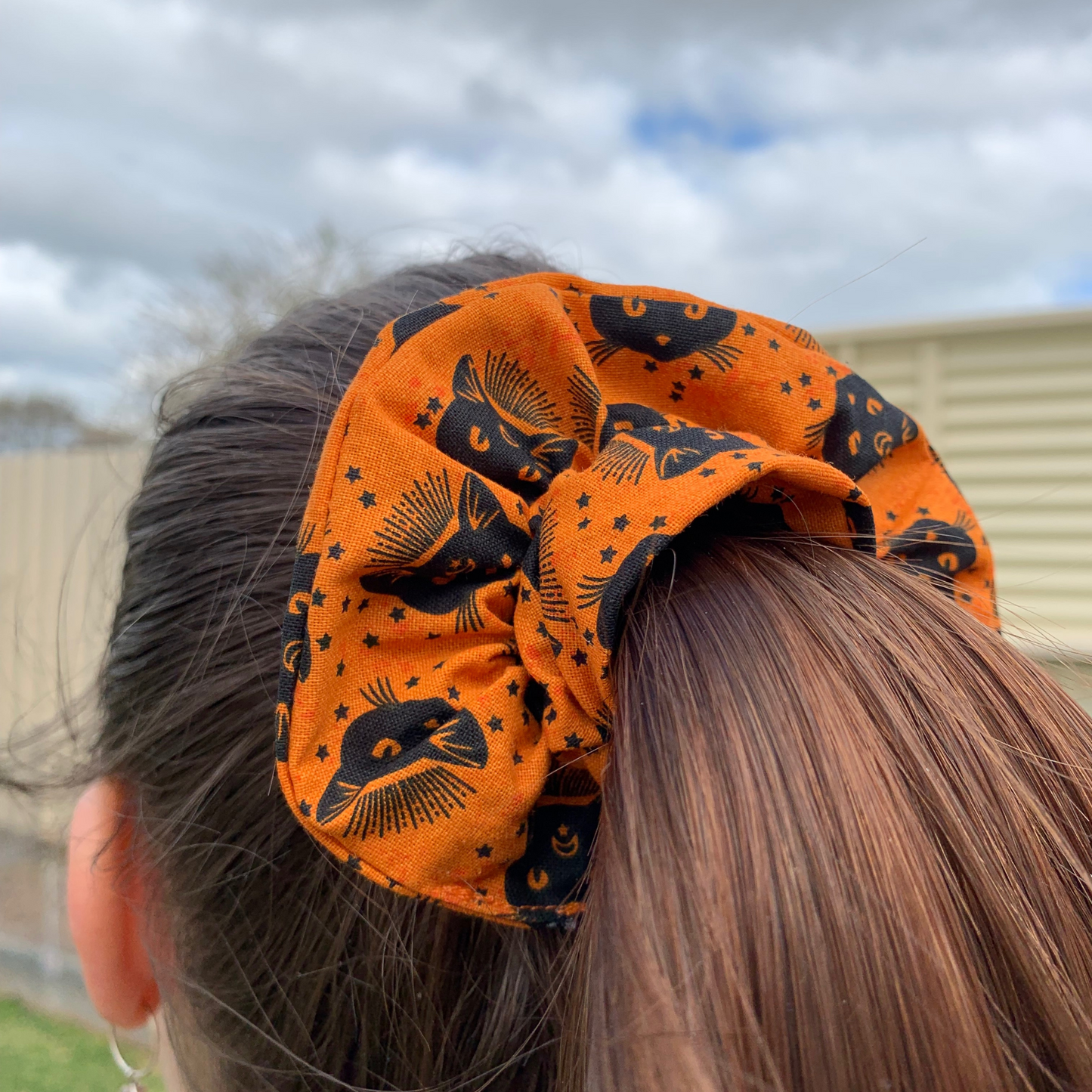 Halloween Cats Scrunchie