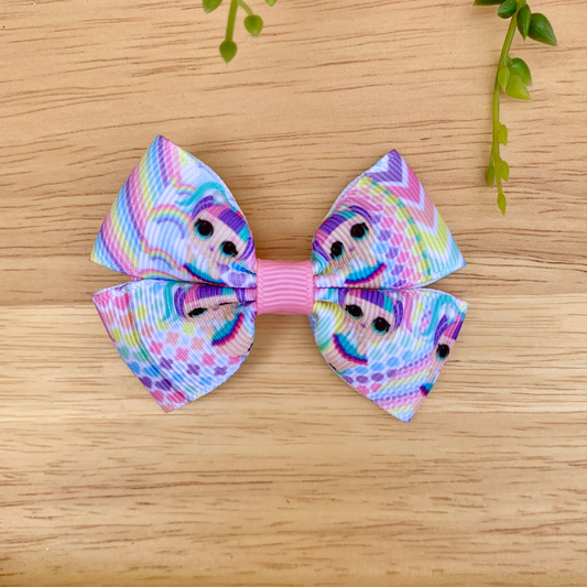 Pastel Dolls Double Bow Hair Clip