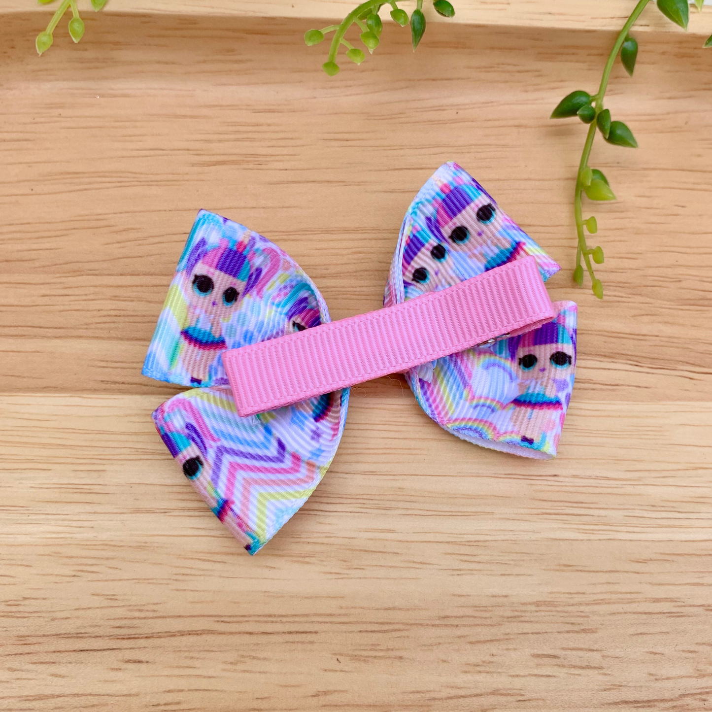 Pastel Dolls Double Bow Hair Clip