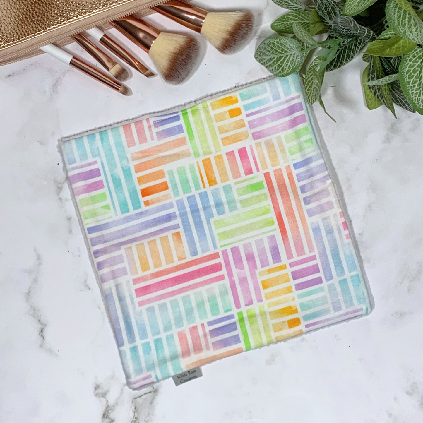 Pastel Stripes Face Washer