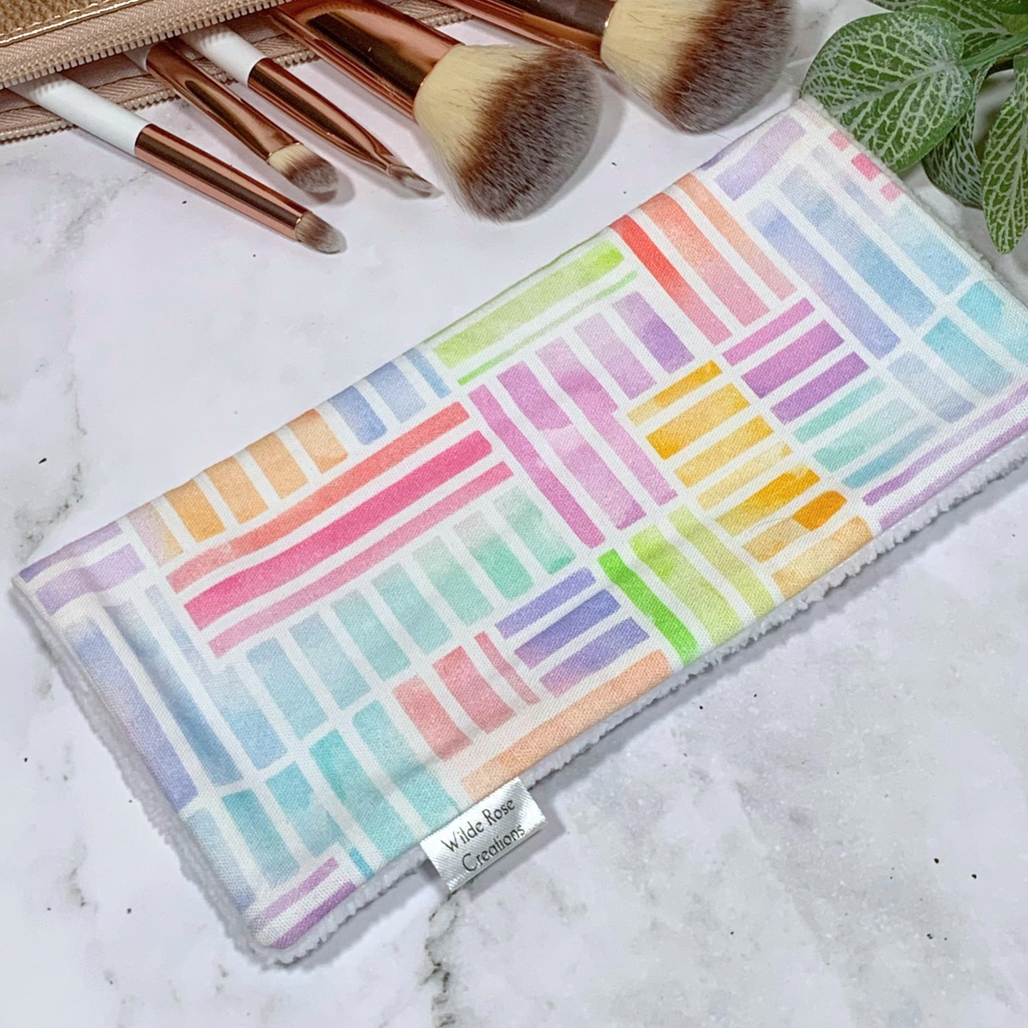 Pastel Stripes Face Washer