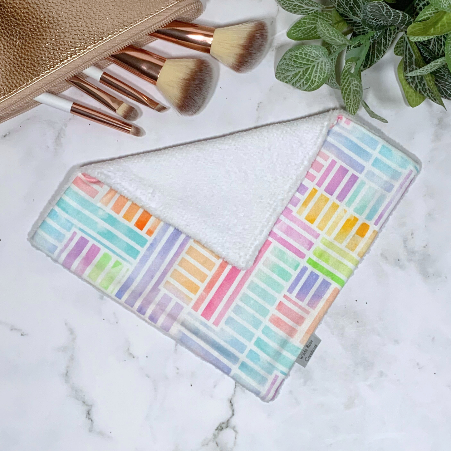 Pastel Stripes Face Washer