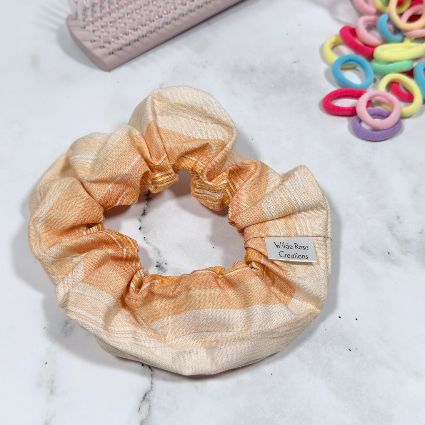 Peach Regular Scrunchie
