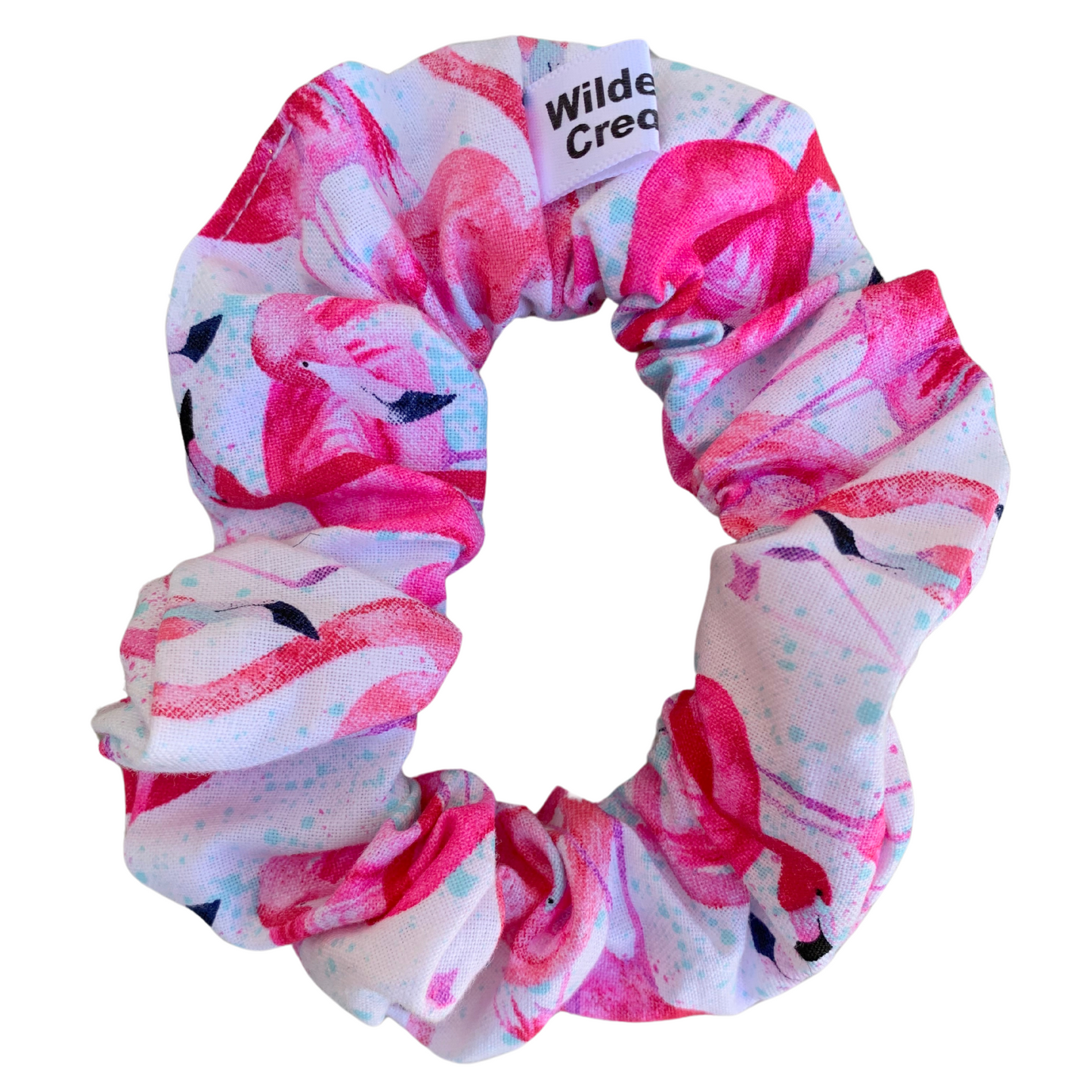 Pink Flamingo Scrunchie