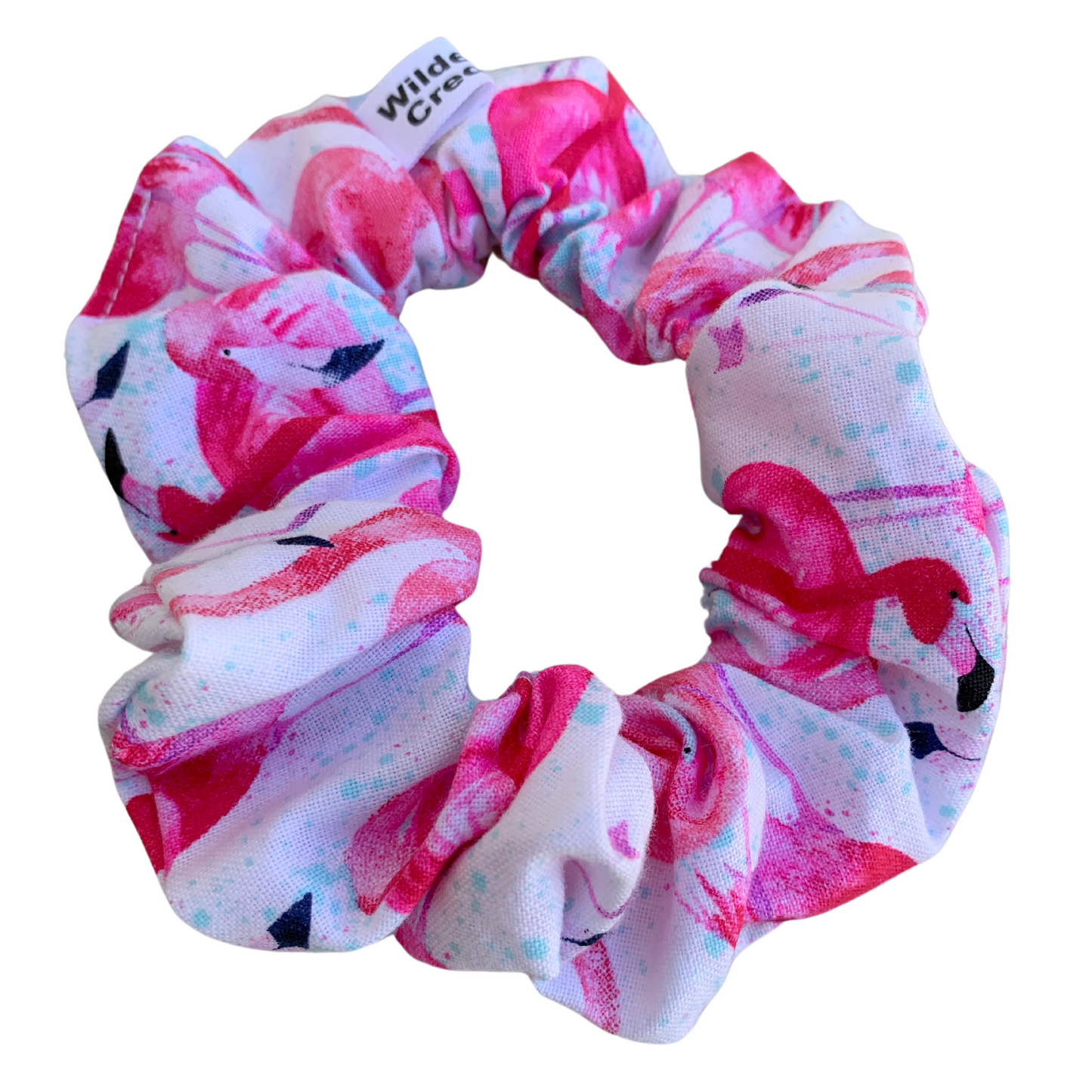 Pink Flamingo Scrunchie