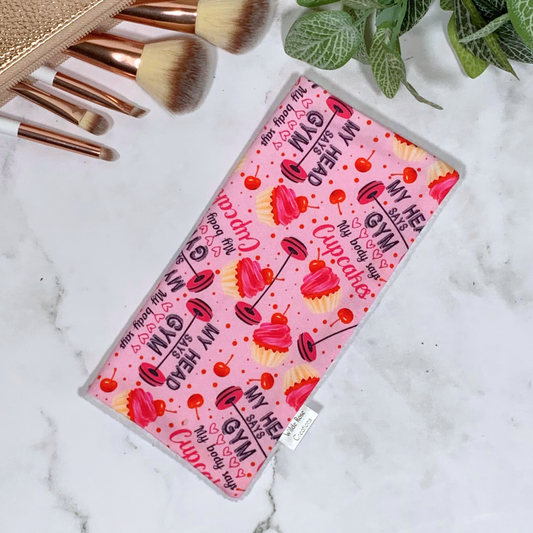 Pink Gym Face Washer