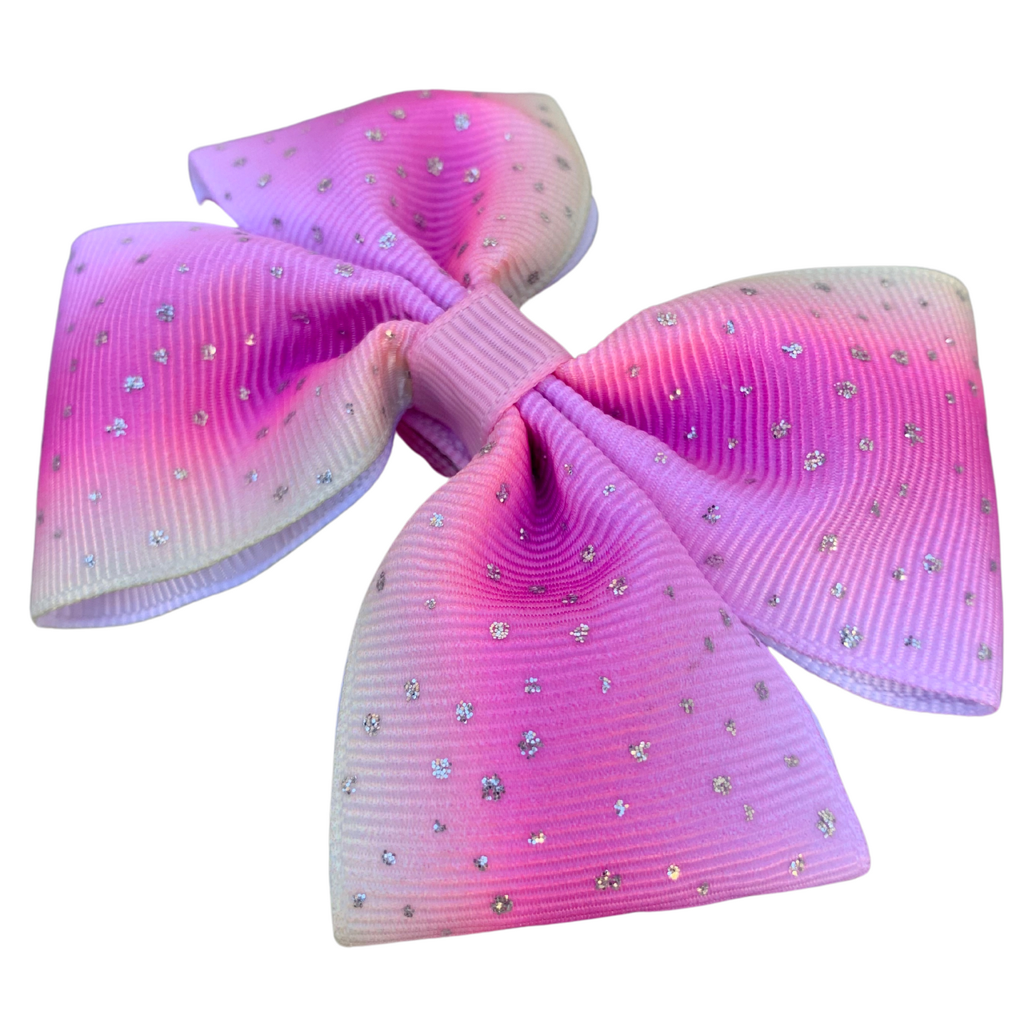 Pink Ombre Medium Double Bow Hair Clip