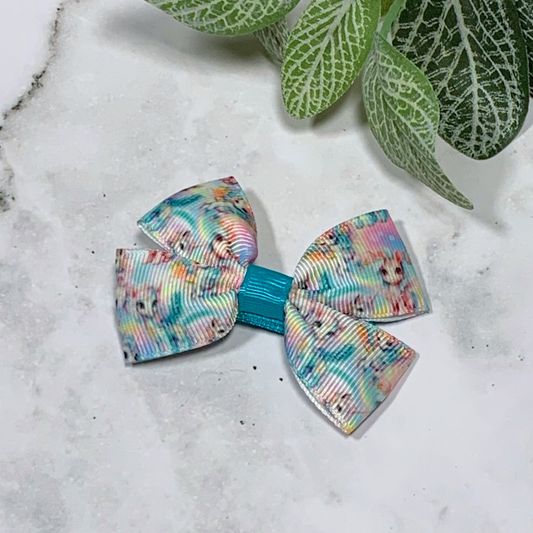 Ponies Small Bow Hair Clip
