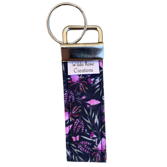 Purple Banksia Keyring