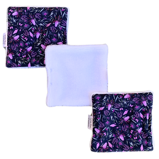 Purple Banksia Makeup Wipes - 3pk