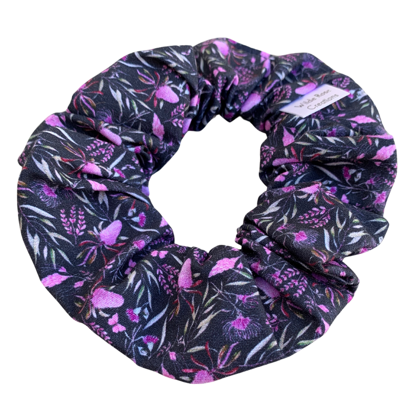 Purple Banksia Scrunchie