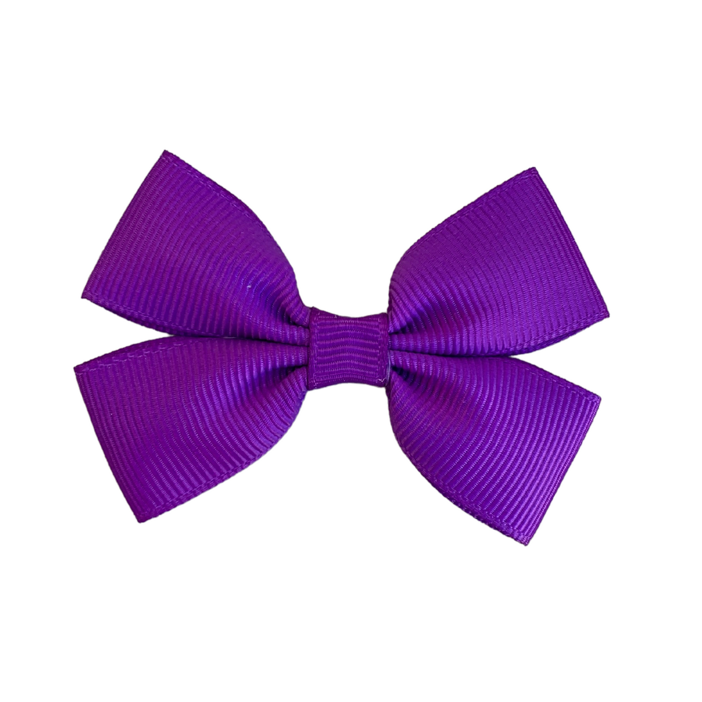 Purple Double Bow Hair Clip